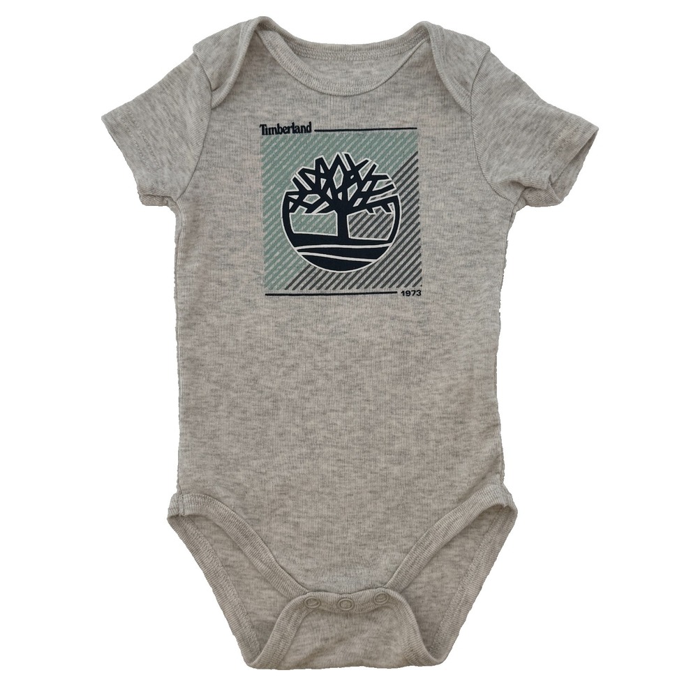 Timberland Baby Bodysuit Set of 2 6 Months Infant One Piece Logo Outfit